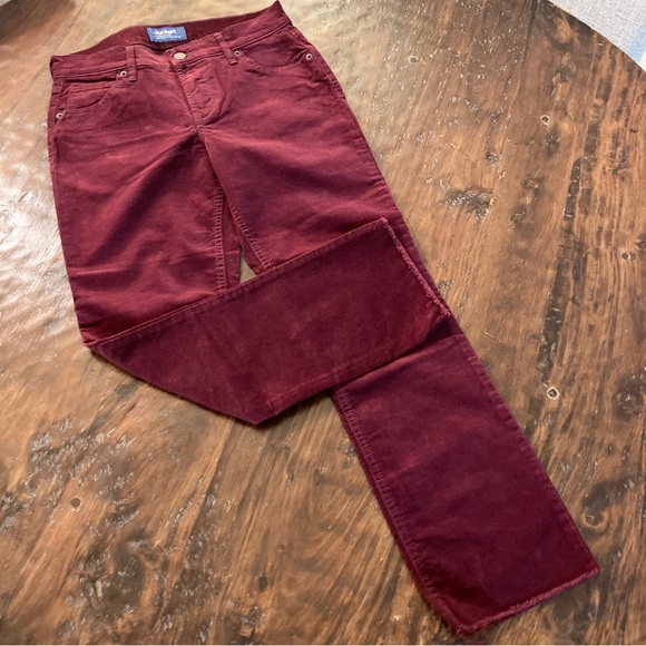 Cranberry Red Corduroy Jeans Size 2 - Picture 1 of 8